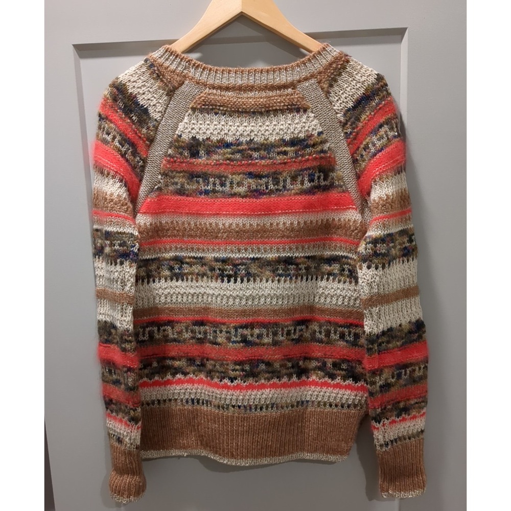 Juicy Couture Womens Knit  Wool Blend Patterned textured‎ Sweater M (MINT) - Picture 8 of 9
